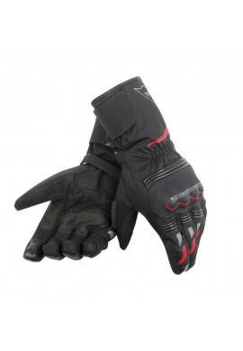 DAINESE Guanto TEMPEST D-DRY - NERO/ROSSO